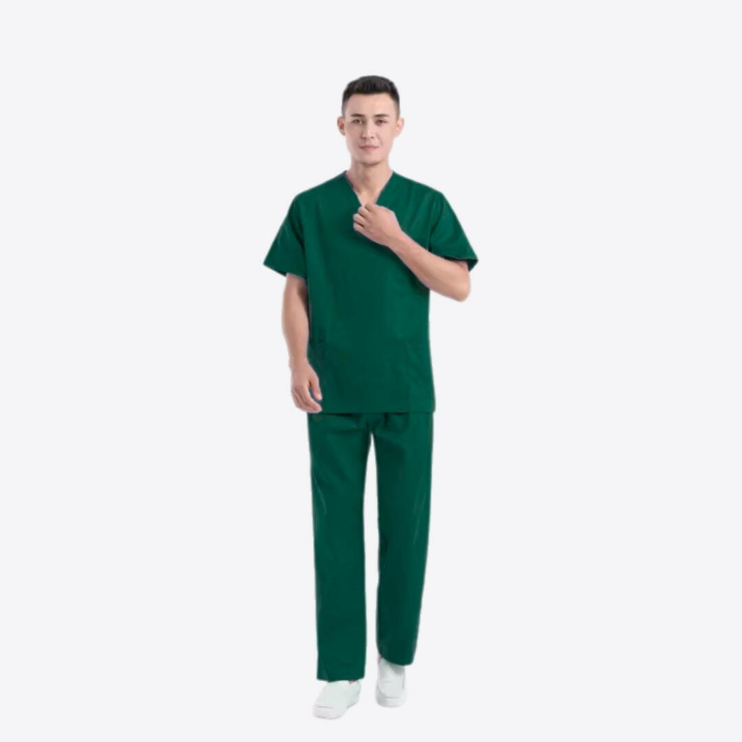 Medvance Classic Scrub Suit, Green - Image 2