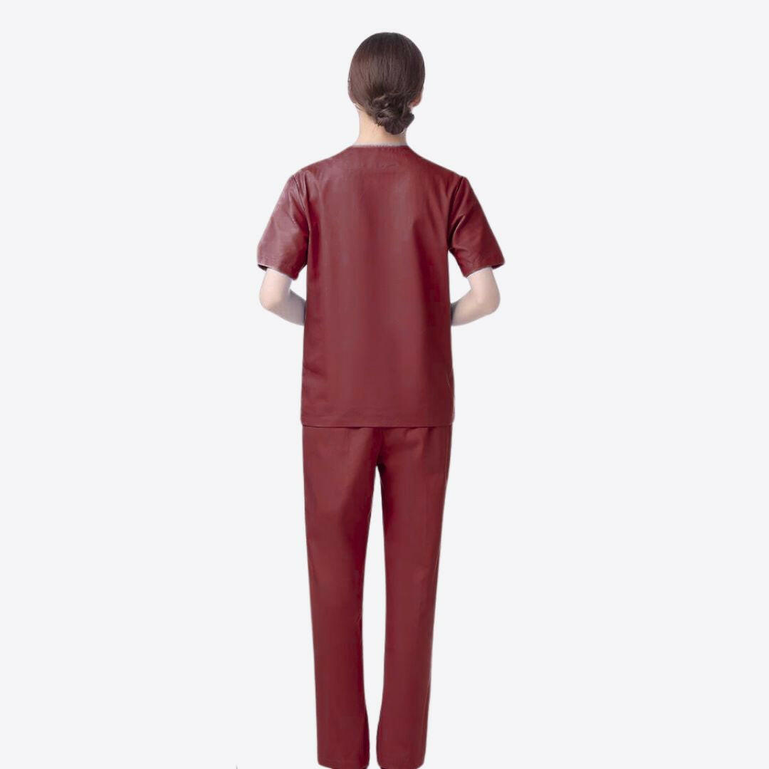 Medvance Classic Scrub Suit, Maroon - Image 6
