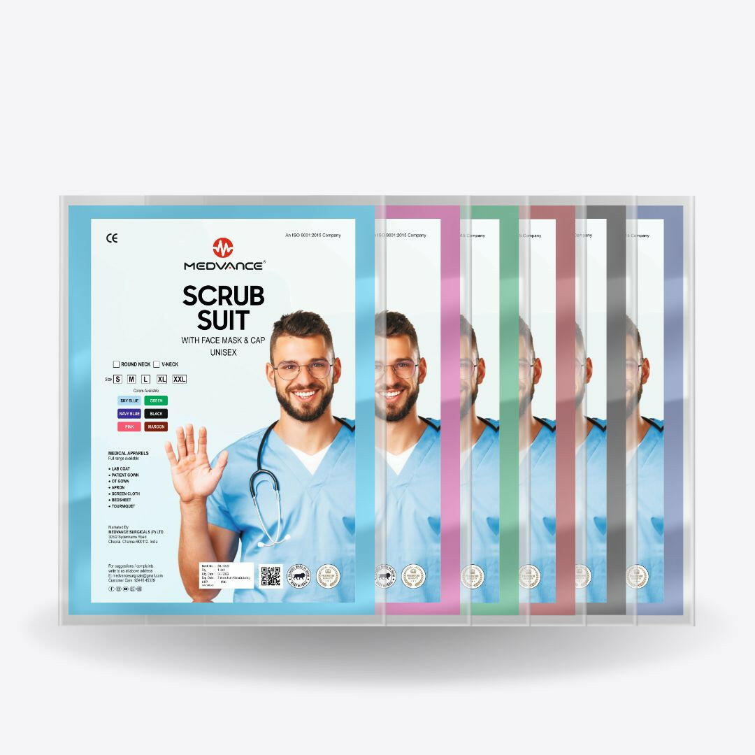 Medvance Classic Scrub Suit, Green - Image 3